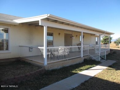 The front porch w/stunning views