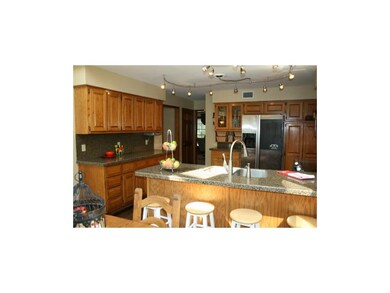 Plenty of cabinets for storage and lots of prep sp