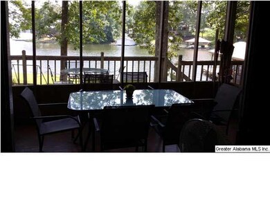 View from your screened sunporch just off the deck