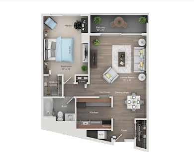 555 Brush St unit 3007, Detroit, MI 48226 - photo 2