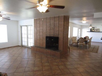 Palmcroft great room with fireplace