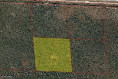 Map / location with property boundaries highlighte