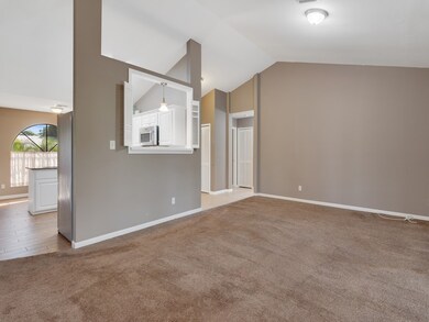 Living room, pass through to kitchen