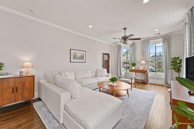 Spacious front living room and open concept floor