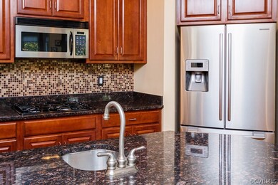 Elegant backsplash.  Look at how well maintained t