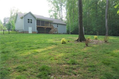Left Edge of fenced backyard