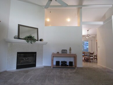 Living Room looks to Dining