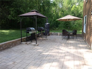 Beautiful brick patio for relaxing or entertaining