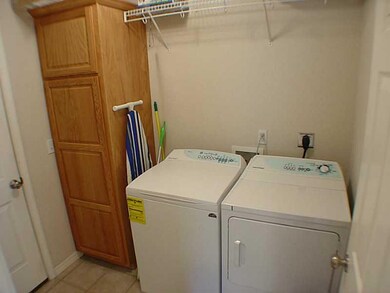 Laundry/Util Room. Separate Utility Room, with storage just off kitchen & garage