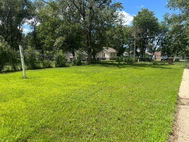 Large fenced in yard