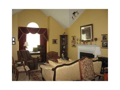 Living Room. Living Room with vent less gas log fi