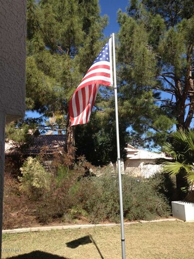 FLAG IN FRONT OF HOME
