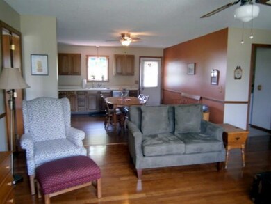Living room looking back to the kitchen