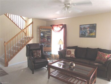 Open staircase gives a light and airy feel