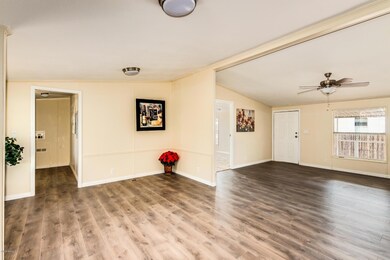 Family room and eating area