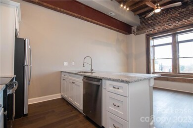 Kitchen toward living area