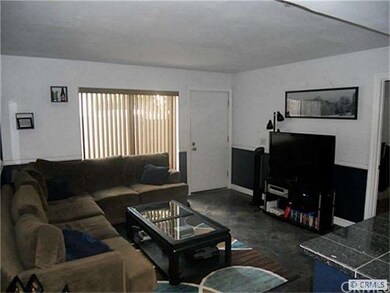 Living Room with Porcelain Tile Floors