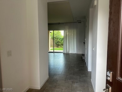 Corridor with baseboards
