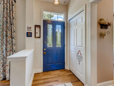 Bright and inviting foyer.