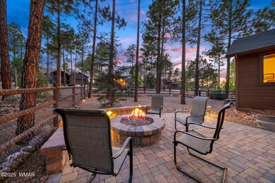 Fire pit area in Back Yard