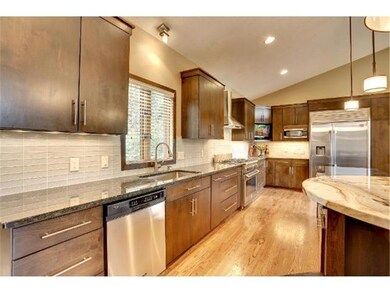 Granite Countertops and SS Appliances.