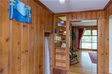 Entryway, beautiful knotty pine interior