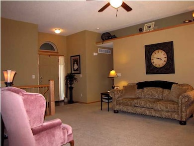 View of Entry From Eating Space in Kitchen