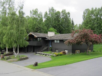 House from the Street with Circle Drive