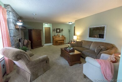 A different perspective of the living room.