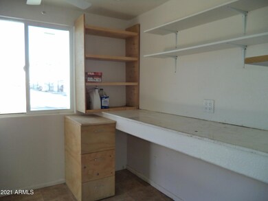 Shelving in Shed