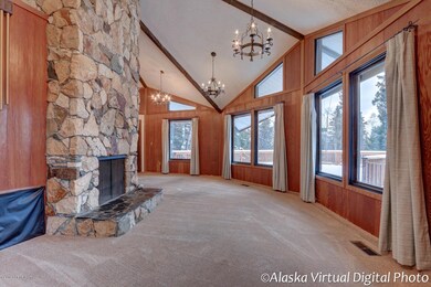 Main Level Living Room w/ Fireplace