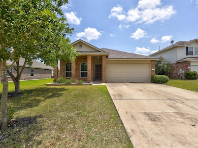 View of front of property featuring brick siding,