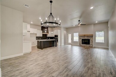 Unfurnished living room with light hardwood / wood