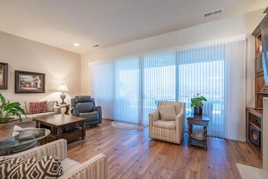 Auto Blinds in Living Room