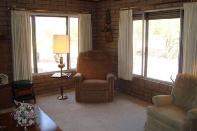 Bright corner in the living room