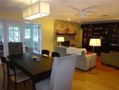 Living, dining room combo with open floor plan and