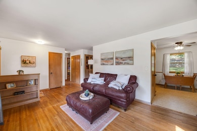 Living Room with view to the bedrooms and dining room - Main Level