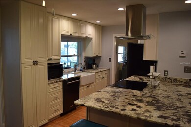 Black Stainless Appliances and a Farmhouse sink!