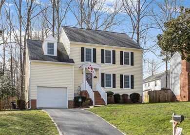 Newly paved driveway with 1.5 car garage