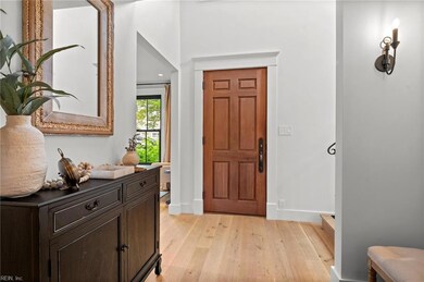 Open and full of natural light in the foyer