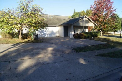 2 car garage with extra parking