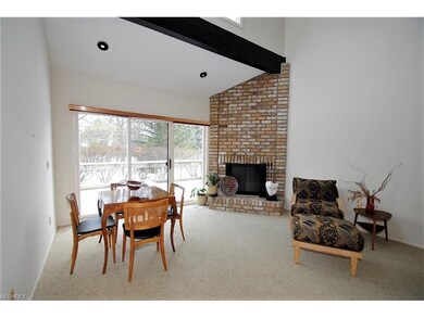 Living room sliders open to rear deck.