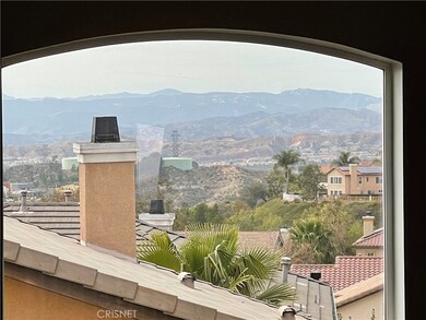 View from top of stairs