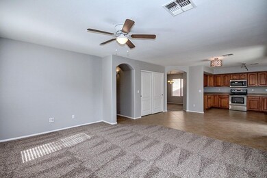 Family Room and Kitchen