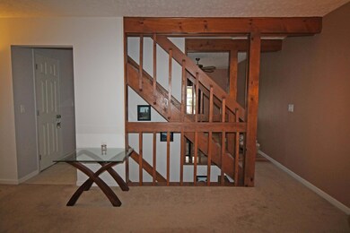 Stairs to upper & lower levels