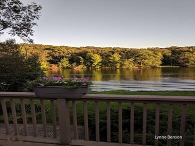 Deck View-Summer with Flowers