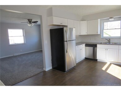 VIEW OF LIVING ROOM FROM KITCHEN...