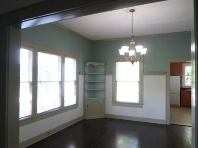 Dining Room With Corner Built-in China Cabinet