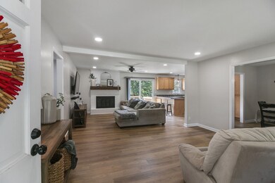 Lots of open space as you enter the front door