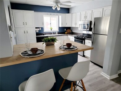 Butcher block island